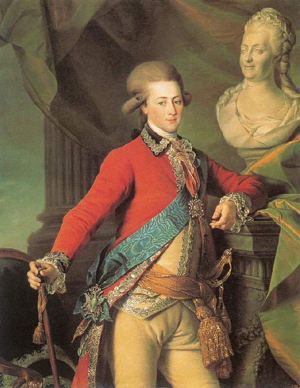 Levitsky, Dmitry Portrait of Alexander Lanskoy, Aide-de-camp to the Empress oil painting image
